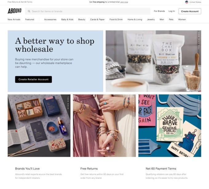 wholesale marketplace abound raises $22.9m