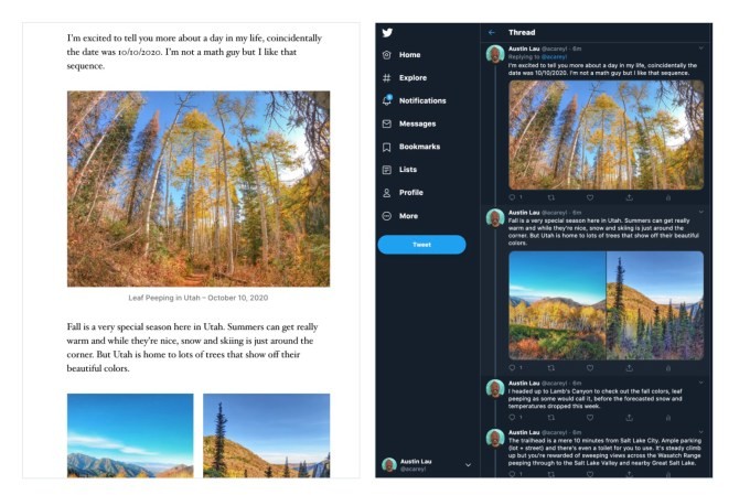 wordpress can now turn blog posts into tweetstorms automatically