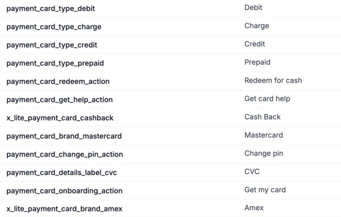 x app code points to a physical card coming to x money