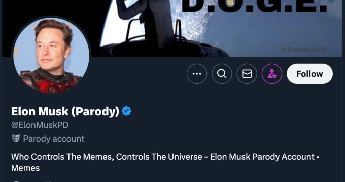 x is rolling out labels for parody accounts