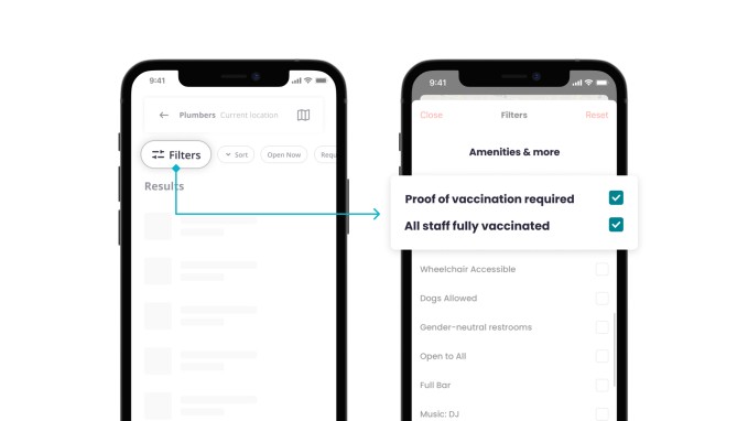yelp adds tools that let businesses share their covid policies related to vaccines
