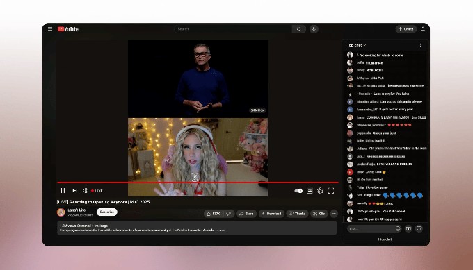 youtube live gets a major update, introduces dual-format streaming, minigames, and more