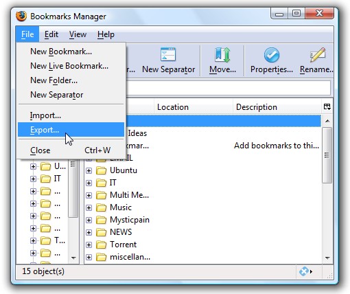 Import Firefox Bookmarks to Opera 9.5 - How To