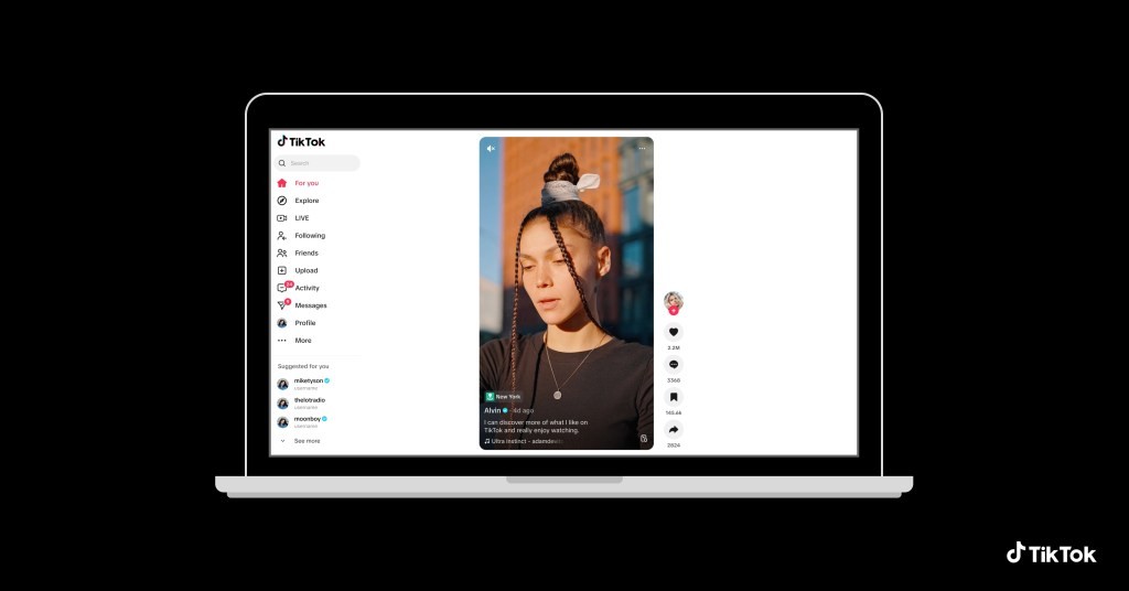 TikTok Revamps Desktop Platform to Compete with YouTube