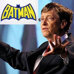 Is Bill Gates Better Than Batman? [INFOGRAPHIC]
