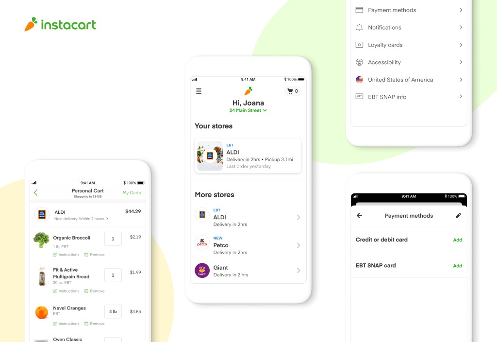 Instacart & Aldi Now Accept SNAP EBT Online | Grocery Delivery