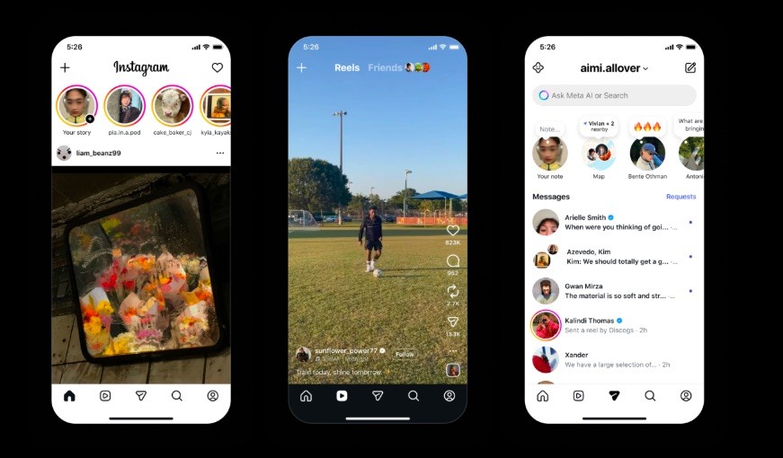 Instagram Tests Reels-First UI in India & South Korea