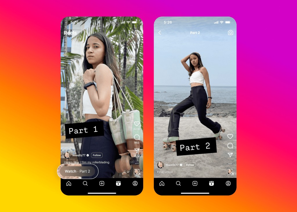 Instagram Reels Series: Creators Can Now Link Multiple Reels
