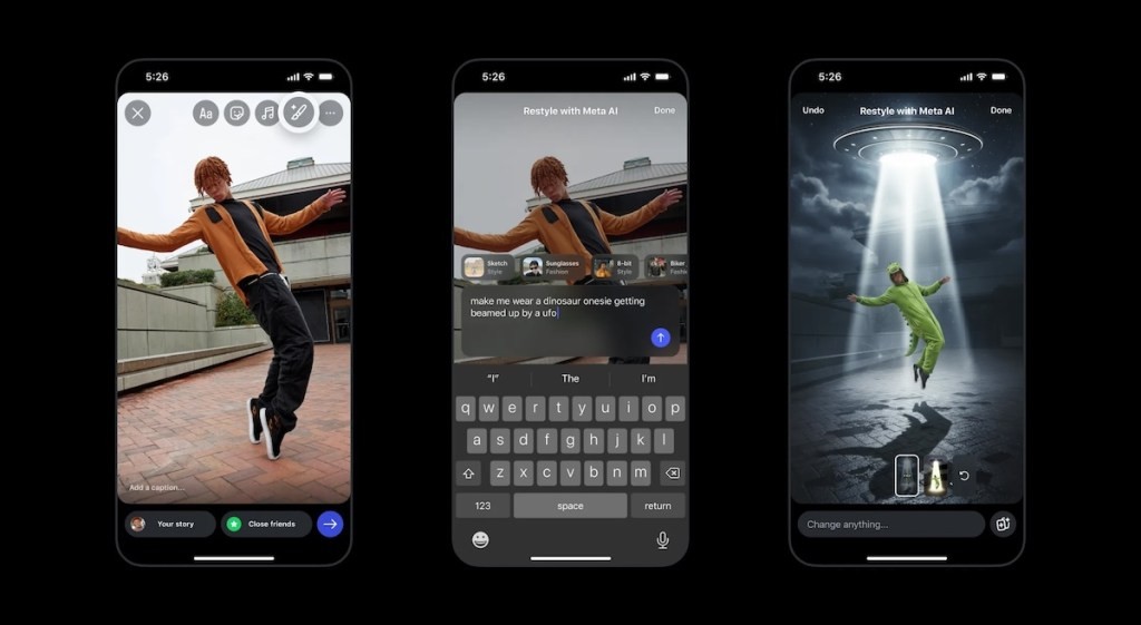Meta AI Editing Tools Now Available on Instagram Stories