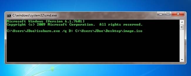 Burn ISO to DVD Command Line Windows - How To
