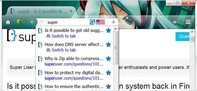 Firefox 43 Website Suggestion System: Can It Be Restored?