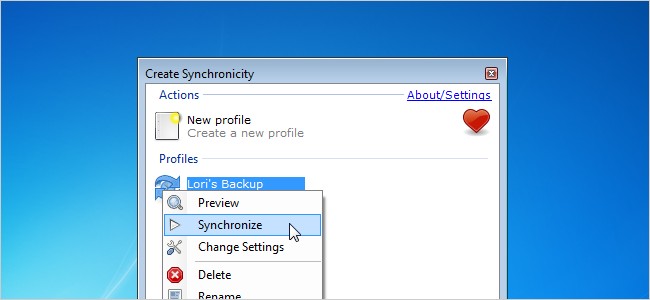 PC Data Safety with Create Synchronicity