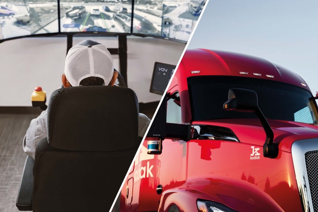 Kodiak Trucks Utilize Vay's Remote Driving Technology