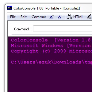 ColorConsole: Portable App to Customize Your Windows Console
