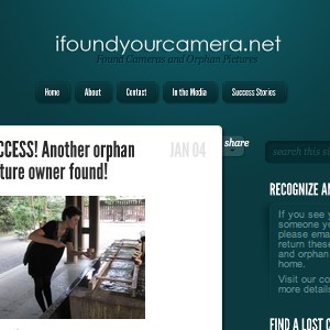 Lost Camera? Find It With IFoundYourCamera