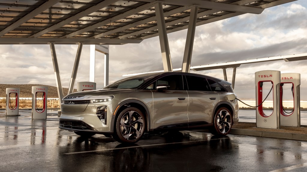 Lucid Gravity SUV Gains Tesla Supercharger Access