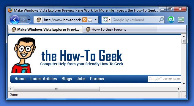 Enable Vista Glass in Firefox 3 - Aero Transparency