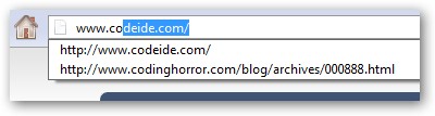 Firefox Autocomplete: Only Show Manually Typed URLs