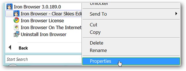 Start Chrome & Iron in Incognito Mode - Privacy Guide