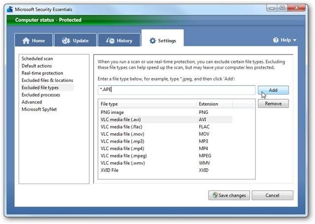 Speed Up Microsoft Security Essentials Scans | Exclusion Tips