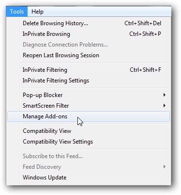 Internet Explorer 8 Addons: Troubleshooting & Management