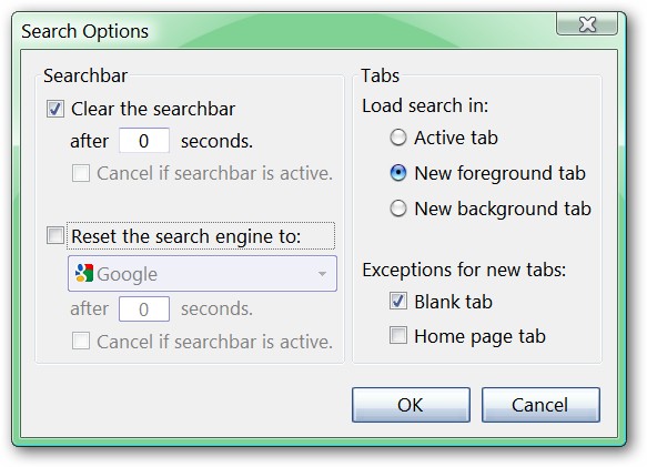 Customize Firefox Search: SearchLoad Options