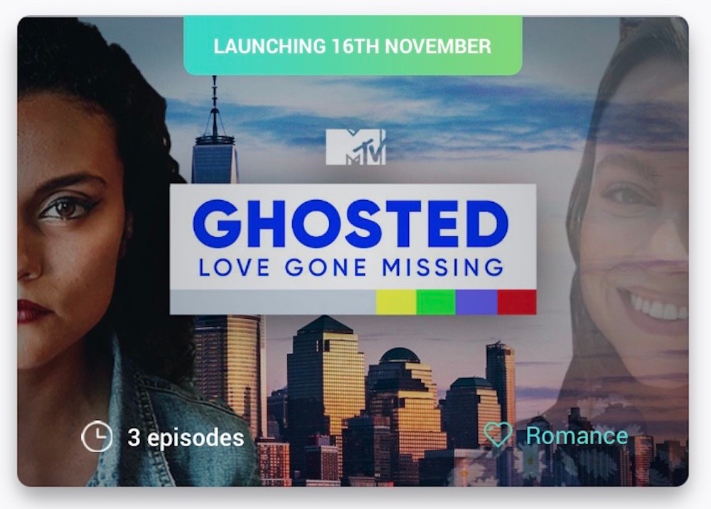MTV & UNRD Launch Mobile 'Ghosted: Love Gone Missing' Experience