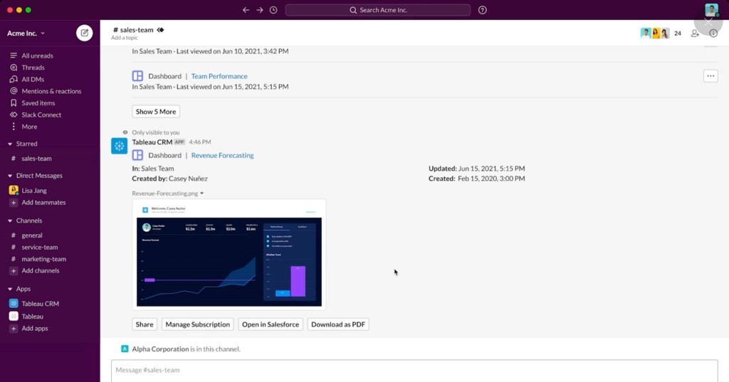 Query Tableau Data in Slack - New Integration