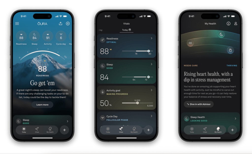 Ouraring Redesigned App & Cumulative Stress Feature - Oura