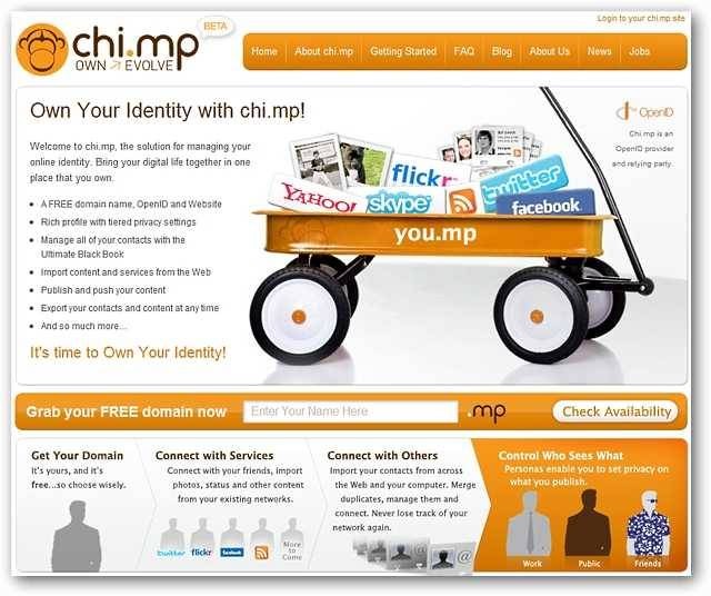 Chi.mp - Own Your Domain & Aggregate Social Accounts