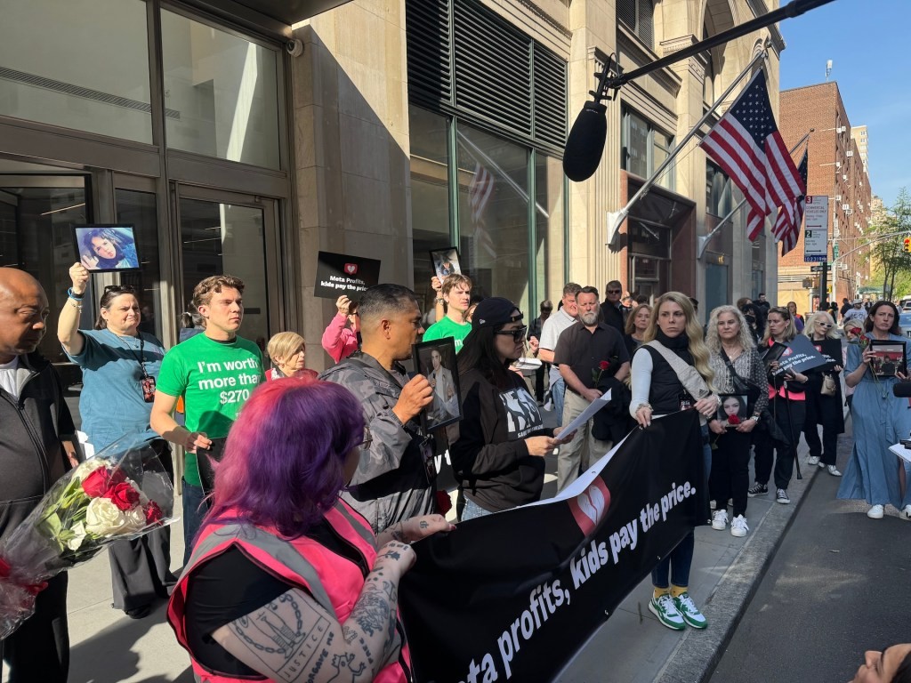 Parents Protest Meta Over Online Harms to Children