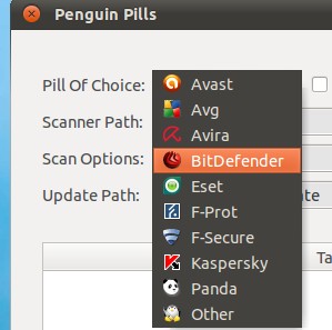 Penguin Pills: Linux Antivirus GUI