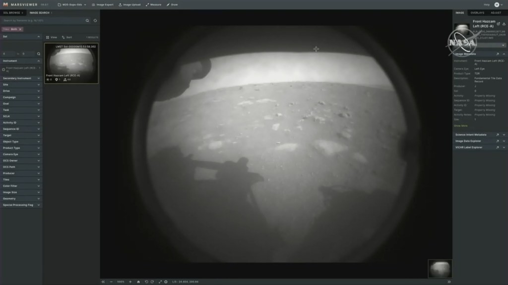 Perseverance Rover Lands on Mars - First Images Released