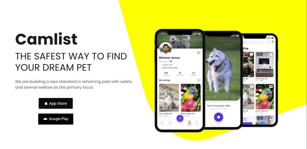Camlist Raises $1.3M to Expand Pet Video Marketplace in the UK