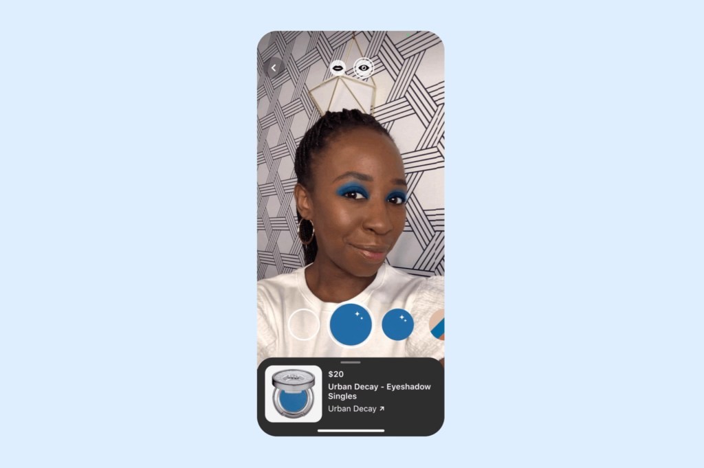 Pinterest AR Eyeshadow Try-On: Virtual Makeup Experience