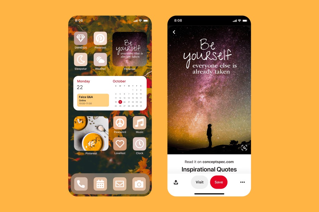 Pinterest iOS 14 Widget: Add Favorite Boards to Home Screen