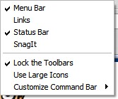 Restore IE7 & IE8 Menu Bar - Bring it Back to Top