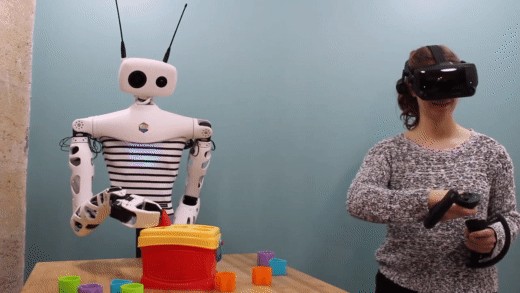Pollen Robotics' VR-Controlled Humanoid Robot