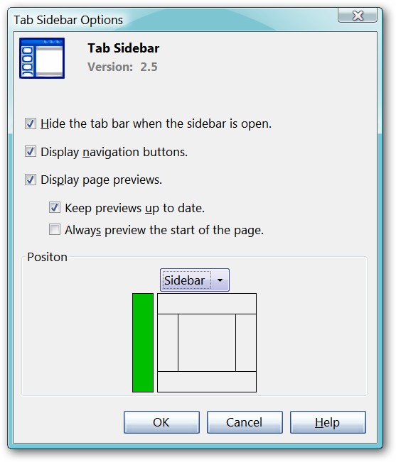 Firefox Tab Sidebar: Preview & Manage Tabs Easily