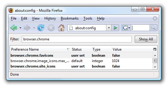 Disable Favicons in Firefox - Quick Tip