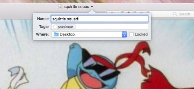 Move and Rename macOS Documents from Title Bar - Quick Tip