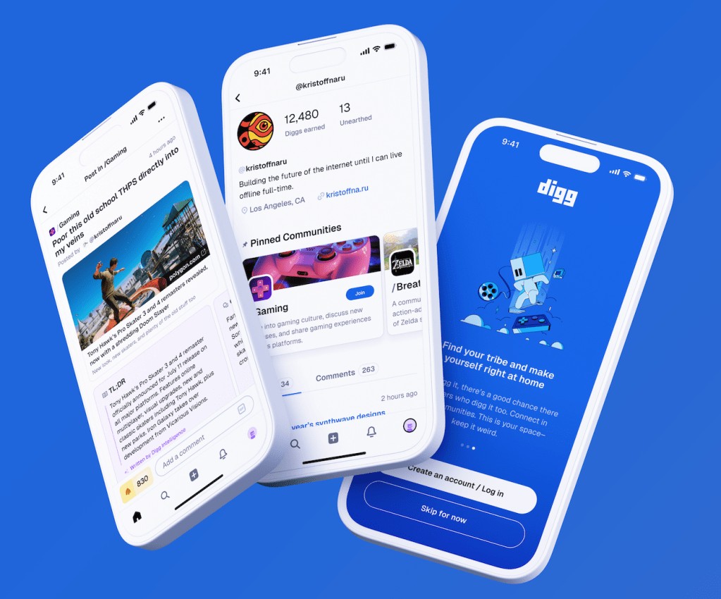 Digg Reboot Launches Early Access - $5 Membership