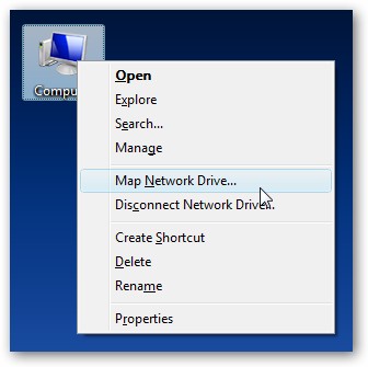 Remove Map Network Drive - Windows Vista & XP