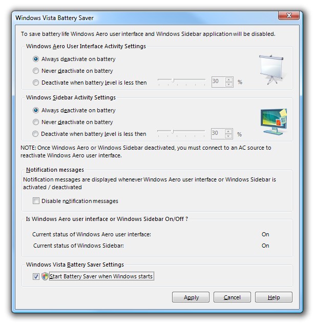 Windows Vista Battery Saver: Extend Your Laptop's Battery Life