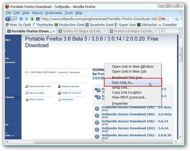 Save to Folders from Context Menu - Quick Access