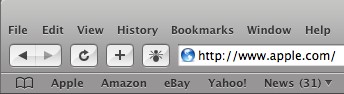 Hide Safari Bookmarks Toolbar - Windows