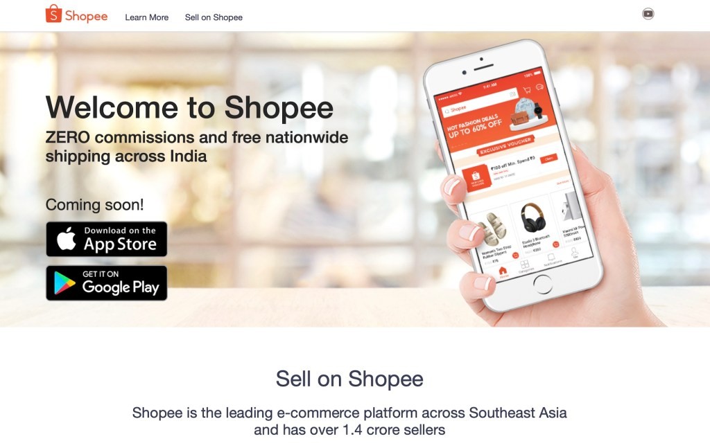 Shopee India: Sea Begins Seller Recruitment & Website Launch