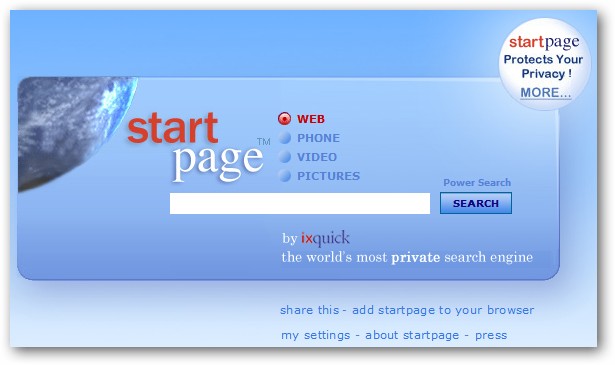 ixquick - Search the Internet Privately