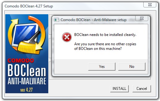 Comodo BOClean - Spyware Removal & Secure Computing