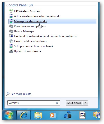 Windows 7 Ad Hoc Network: Share Internet Connection Wirelessly